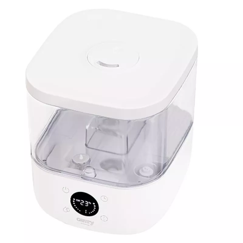 Camry | CR 7973w | Humidificador | 23 W | Capacidade do depósito de água 5 L | Adequado para divisões até 35 m² | Ultrassónico | Capacidade de humidificação 100-260 ml/h | Branco
