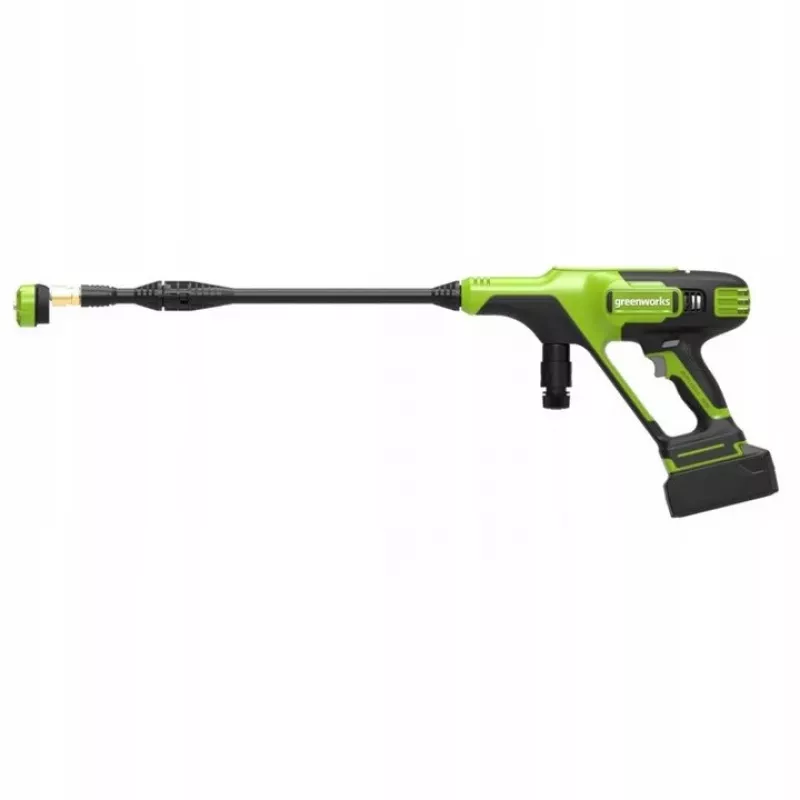 Máquina de lavar de alta pressão GreenWorks G24PWK4 carregador + bateria 4Ah