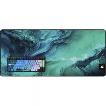 Teclado mecânico para gaming Sharkoon SKILLER SGK50 S3 Ultimate Rev2 azul-menta layout QWERTZ