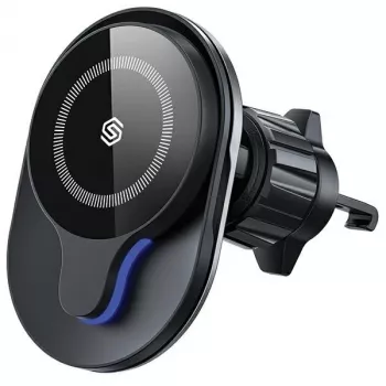 Suporte magnético para automóvel MagSafe 15W indução preto