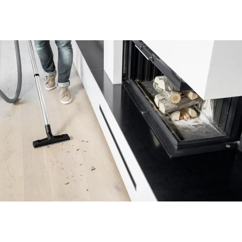 Aspirador a seco Karcher AD 4 Premium — 17 l, 600 W, sem saco, tubo metálico, tubo cromado