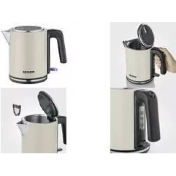 Chaleira elétrica Severin 2400 W bege preto