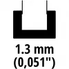 Guia de serra maciça Einhell 4500363 25 cm