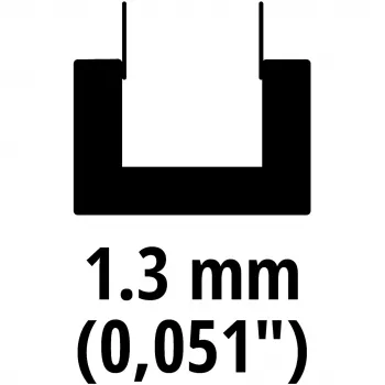 Guia de serra maciça Einhell 4500363 25 cm