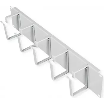 Patch panel ROLINE 19 polegadas 2U aço cinzento 480x85x80 mm