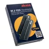 Akasa A-M2HS01-KT02 Dissipador/radiador para SSD de sistema de refrigeração de computador Preto 1 - 2 (A-M2HS01-KT02)
