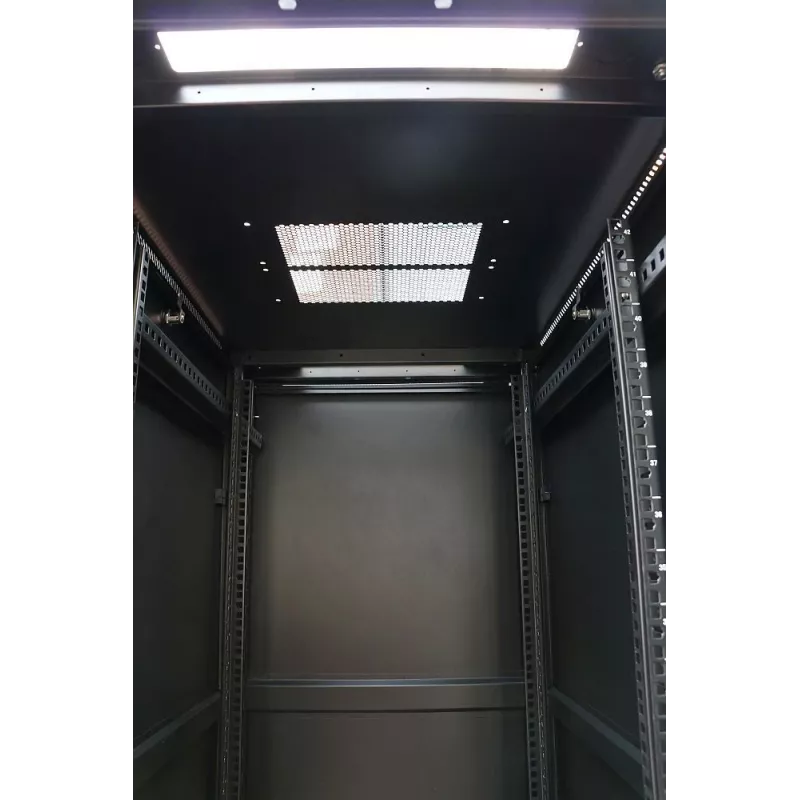 Armário autónomo Extralink 42U 800X800 ARMÁRIO RACK AUTÓNOMO PRETO capacidade 1400 kg