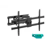 Suporte de parede ONKRON M10-B para televisores 42–120 polegadas, preto – inclinável -13° a 9°, extensão 90–600 mm, até 100 kg, VESA 200×100–1000×600