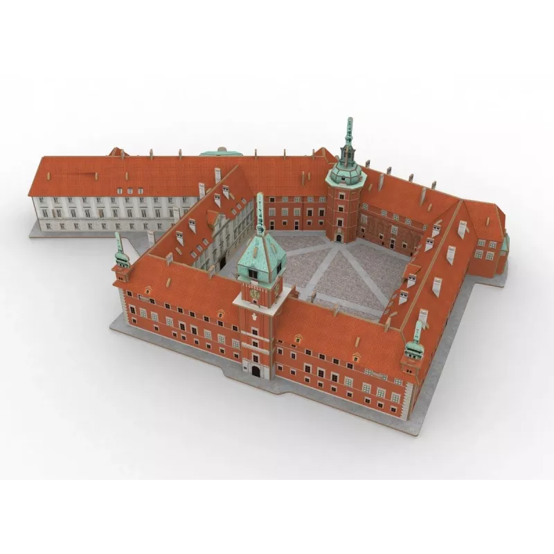 Puzzle 3D Cubicfun Castelo Real de Varsóvia Modelo 306-20268 – modelo arquitetónico em cartão, escala e número de peças não indicados