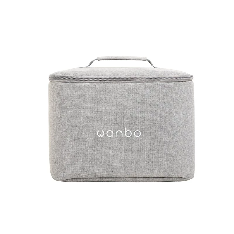 Bolsa para projetor WANBO para T6 Max — cinzento, estojo de proteção leve e resistente