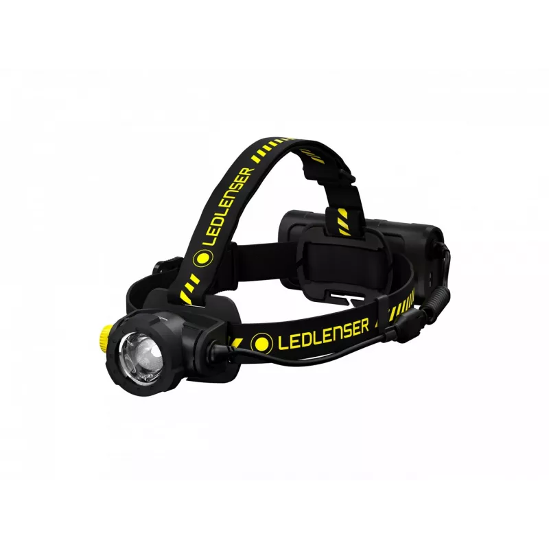 Lanterna de cabeça Led Lenser H15R Work preto amarelo