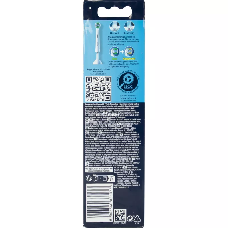 Oral-B Pro Precision Clean cabeças de substituição, embalagem de 8 (861073)