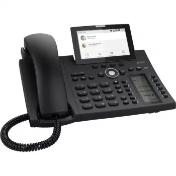 SNOM D385N preto sem Bluetooth sem fonte de alimentação (00004600)
