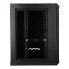 EXTRALINK LITE 9U 530X400 Armário de rack de parede, preto, com prateleira