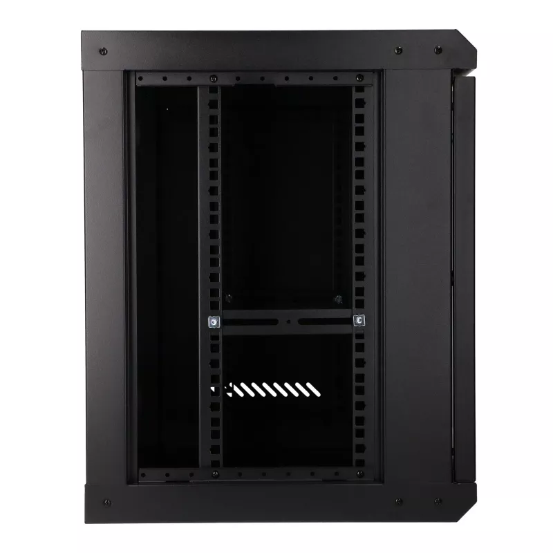 EXTRALINK LITE 9U 530X400 Armário de rack de parede, preto, com prateleira