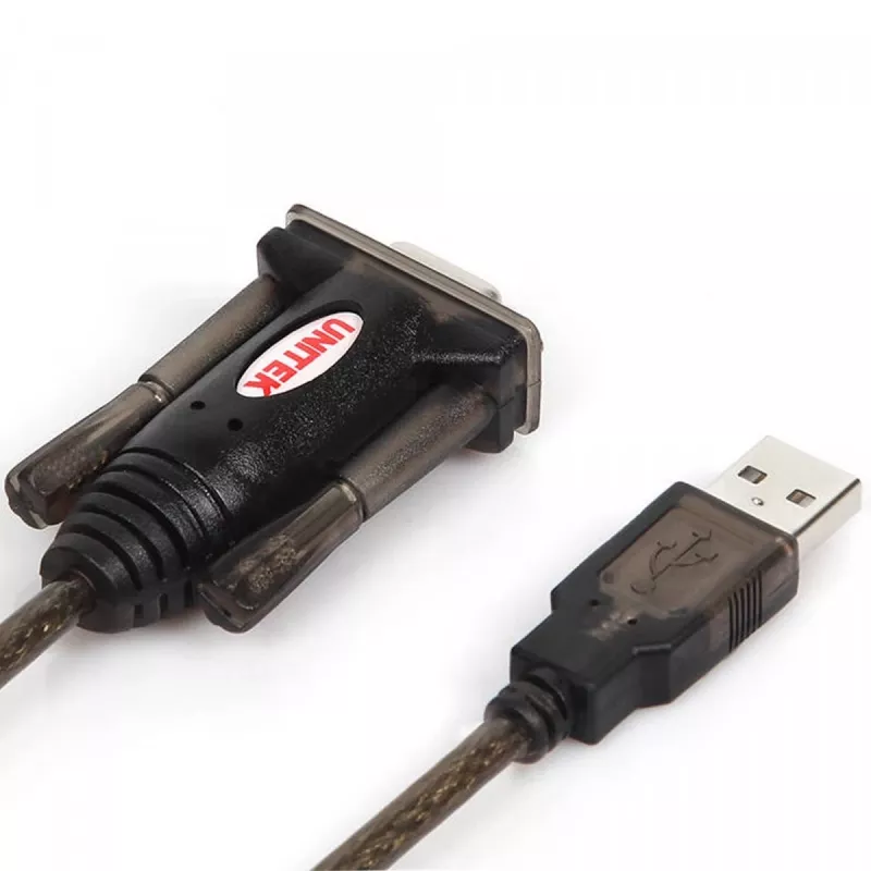 Cabo série UNITEK Y-105A preto 1,5 m USB Type-A DB-9