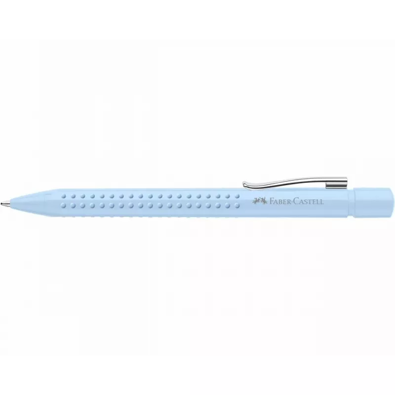 Esferográfica clip-on retrátil Faber-Castell 243916 azul-claro extra larga