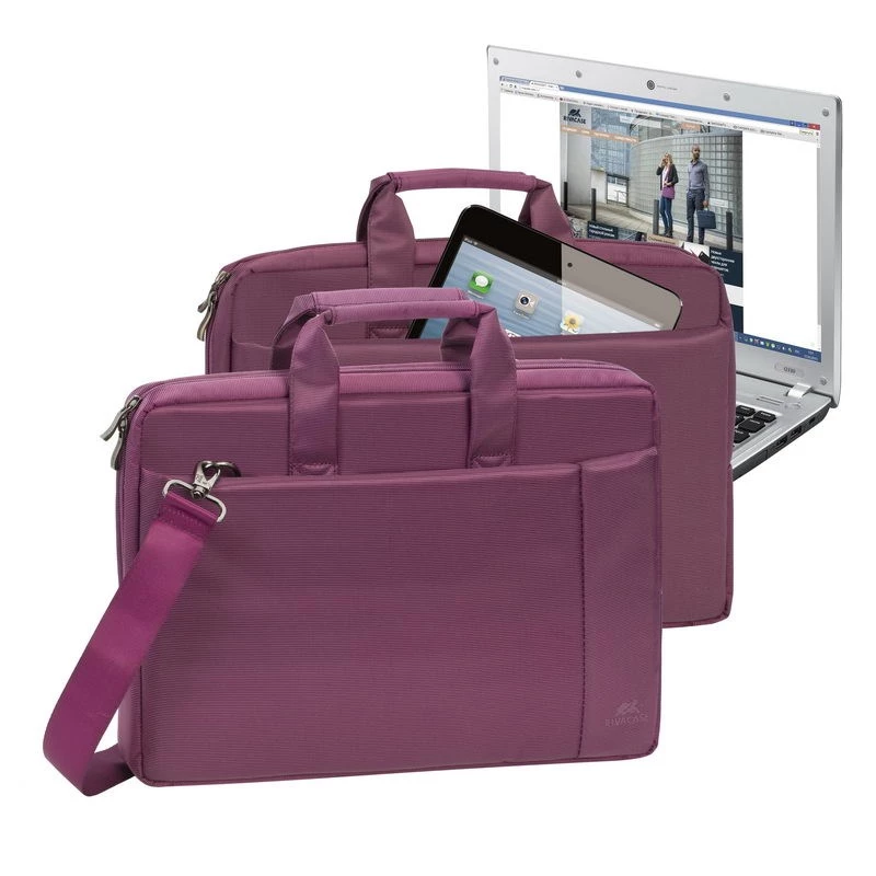 Mala messenger Rivacase 8231 39,6 cm (15,6) roxa