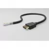 Goobay 61296 - Cabo HDMI High Speed com Ethernet ficha angular 4Ka60Hz 2.0 - Cabo - Digital/Display/Vídeo