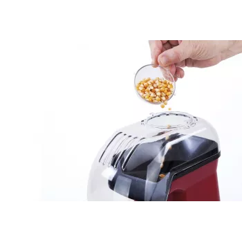 Máquina de pipocas JATA PAL97 vermelha aço inoxidável