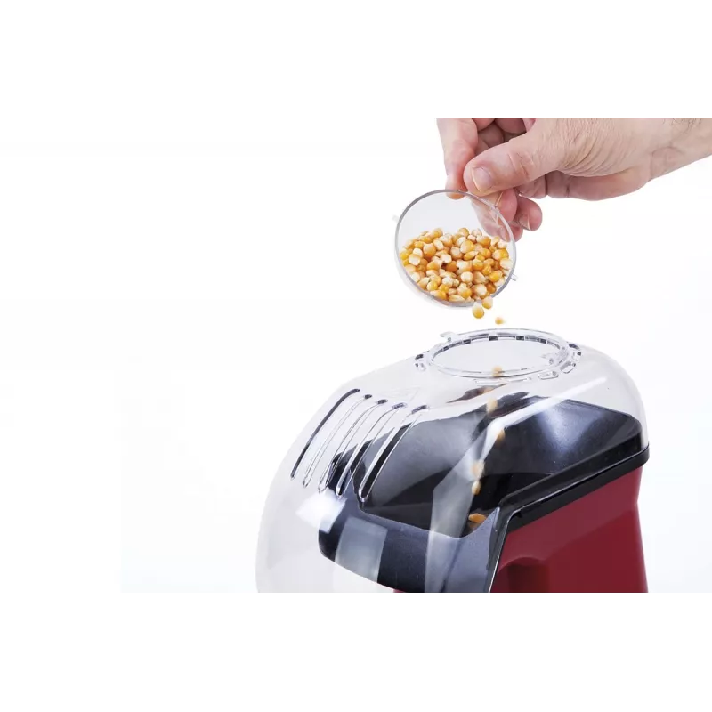 Máquina de pipocas JATA PAL97 vermelha aço inoxidável