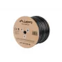 Lanberg LCF5-21CU-0305-BK cabo de instalação Cat5e F/UTP para exterior, cobre maciço, 305 m, preto