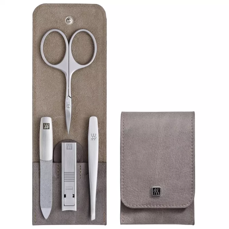 ZWILLING TWINOX acessórios de aço inoxidável, castanho-acinzentado (taupe), 4 peças