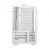 Caixa de computador DeepCool CH160 PLUS WH Small Form Factor branca, microATX, vidro temperado, USB-C