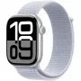 APPLE Watch Series 10 GPS 46 mm Caixa de alumínio prateado com bracelete desportiva Blue Cloud