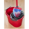 Vileda SuperMocio Torsion Power balde com espremedor, vermelho