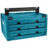 Caixa de pequenas peças Makita MAKSTOR 3.6 preta, azul
