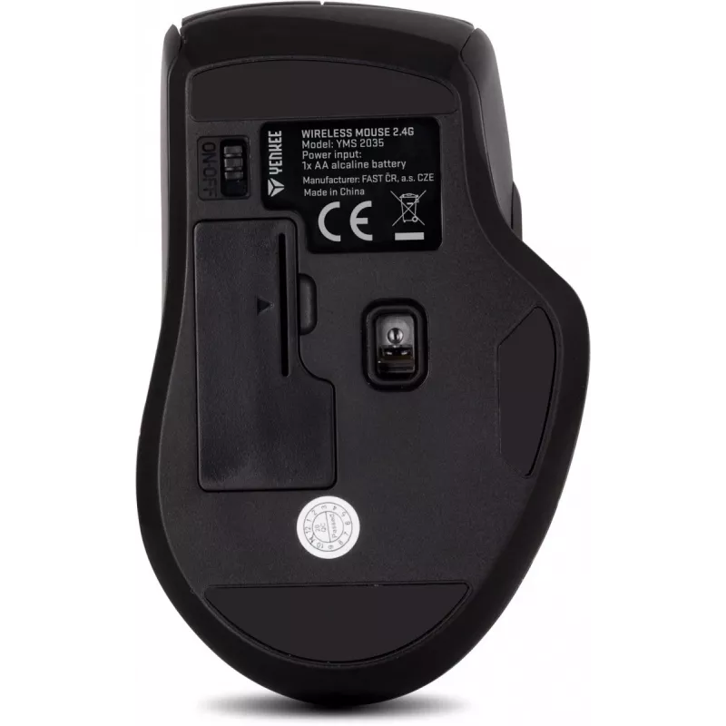 Rato YENKEE YMS 2035 SILENCI 1600 DPI USB
