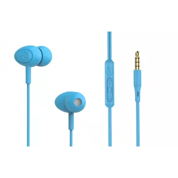 Auscultadores in-ear com fios Tellur Basic Gamma azul