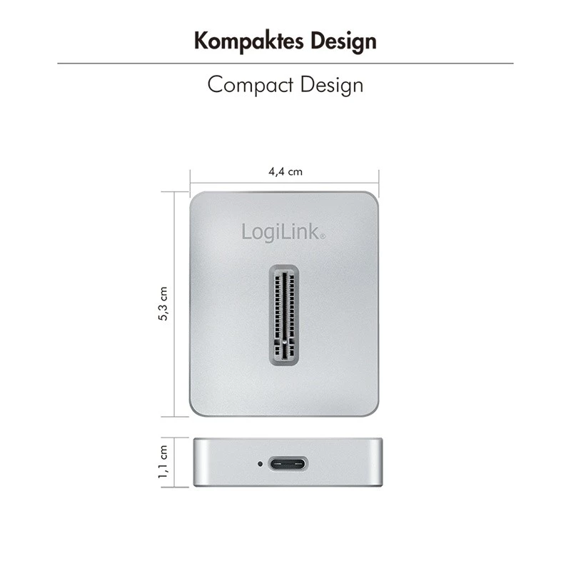 Docking station 1 porta USB 3.2, M.2 NVMe