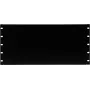 Painel frontal de 19 polegadas Omnitronic Z-19U aço preto 5U (5HE)