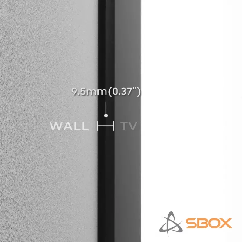 Sbox PLB-1948 suporte de parede fixo para TV, 43-100 polegadas, até 75 kg, VESA 800x600