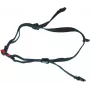 Correia de queixo para capacete de proteção 3M GH1 preto tamanho único