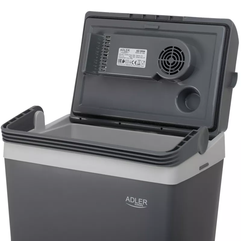 Arrefecedor portátil Adler AD 8094, capacidade de 22 L, alimentação por rede 220–240 V