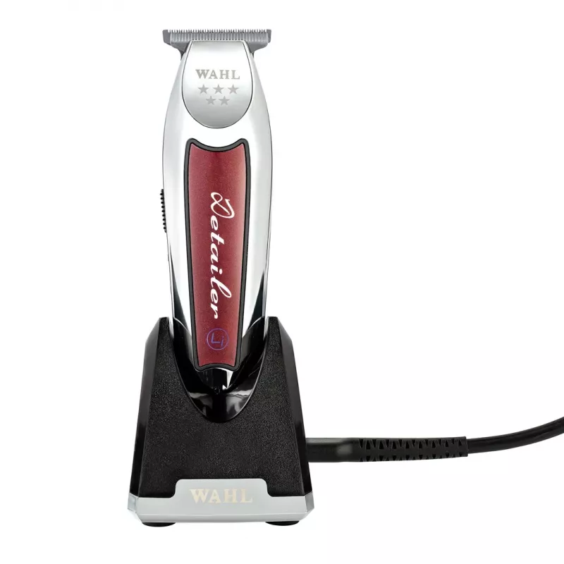 Wahl Cordless Detailer Li bordô, prateado iões de lítio (Li-Ion)