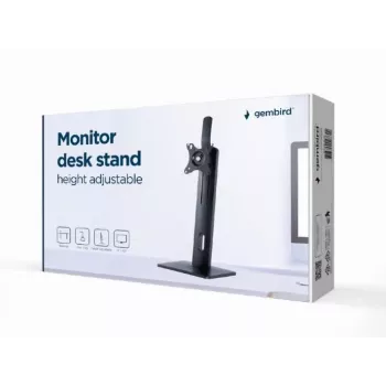 Suporte de mesa para monitor Gembird MS-D1-01 de altura ajustável preto