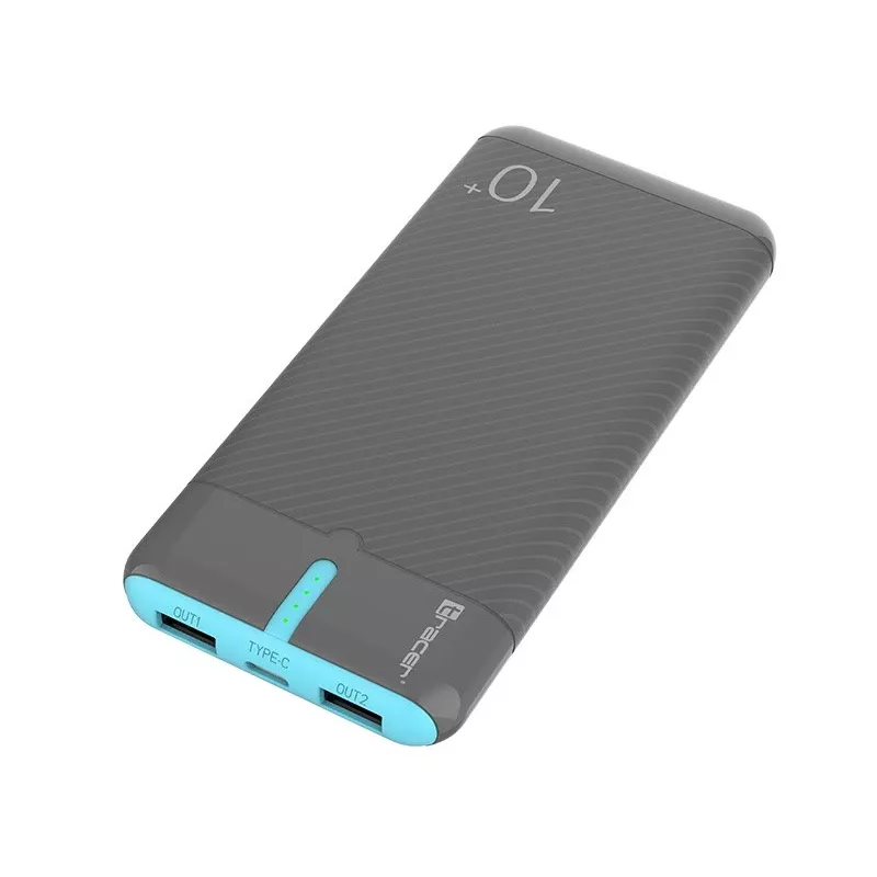 PowerBank EnerGo 10000mAh cinzento-azul