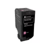 Lexmark - alta capacidade - magenta - original - cartucho de toner LCCP, LRP - para Lexmark CX725de, CX725dhe, CX725dthe (84C2HM0)