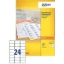 Etiquetas autocolantes Avery etiquetas laser branco 105 x 58mm DPS10 1000 unidades