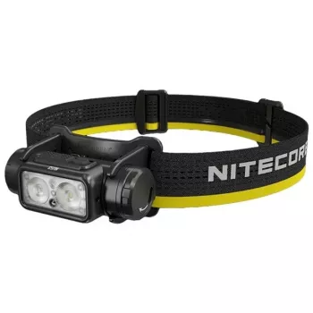 Lanterna frontal Nitecore NU53 — luz recarregável mãos livres, design compacto