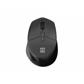 Rato sem fios NATEC KITE NMY-2347, até 4000 DPI, cliques silenciosos, roda de deslocamento inclinável, preto