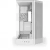 Caixa de PC NZXT H9 Flow Midi Tower branca – ATX/EATX/Micro ATX/Mini-ITX, 3x140mm à frente, 1x120mm atrás, 2x3,5 polegadas e 6x2,5 polegadas baías, vidro temperado