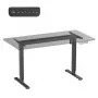 Secretária com ajuste elétrico de altura Ergo Office, altura máx. 1160 mm, máx. - 80 kg, sem tampo para trabalho sentado/de pé, preto, ER-400 B