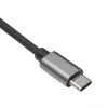 Adaptador USB-C para Gigabit Ethernet Akyga AK-AD-65, RJ45, 15 cm, prateado