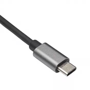 Adaptador USB-C para Gigabit Ethernet Akyga AK-AD-65, RJ45, 15 cm, prateado