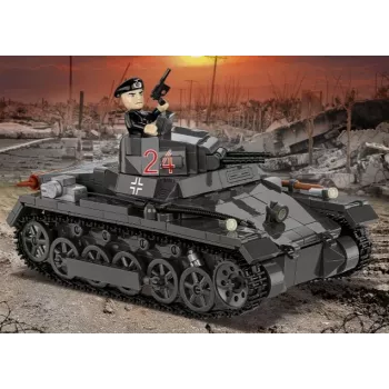 Conjunto de construção Cobi Panzer I Ausf. B – 654 peças, modelo detalhado
